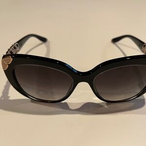 Bvlgari Women's BV8162B 5383/8G Crystal/Black Cat Eye Sunglasses 55mm Bulgari